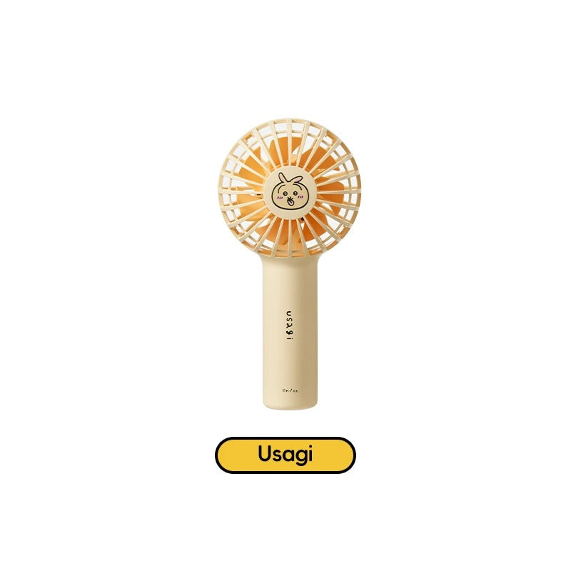 ChiiKawa X Miniso | ChiiKawa Hachiware Usagi Mini Fan - USB Handheld Fan Kawaii items Room Decoration doll  WinnieTheBirds Toy Shop