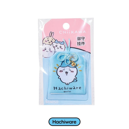 ChiiKawa X Miniso | ChiiKawa Hachiware Usagi Omamori - Lucky Hope Kawaii items Room Decoration doll  WinnieTheBirds Toy Shop