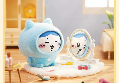 ChiiKawa X Miniso Plush Pajamas Party Series | ChiiKawa Hachiware Usagi Momonga Kurimanju Rakko Plastic Plush Doll Changing Face Mystery Box Kawaii Items Room Decoration doll  WinnieTheBirds Toy Shop
