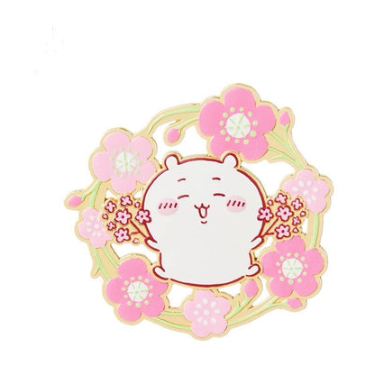 ChiiKawa X Miniso Sakura Limited Series | ChiiKawa Hachiware Usagi - Metal Magnet Pin Kawaii Items Room Decoration Item  WinnieTheBirds Toy Shop