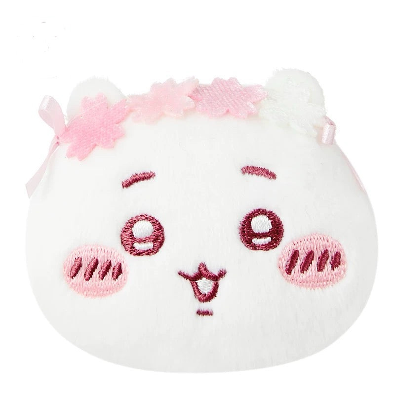 ChiiKawa X Miniso Sakura Limited Series | Chiikawa Hachiware Usagi Momonga Kurimanju Rakko - Plush Pin Cotton Badge Kawaii Items  WinnieTheBirds Toy Shop