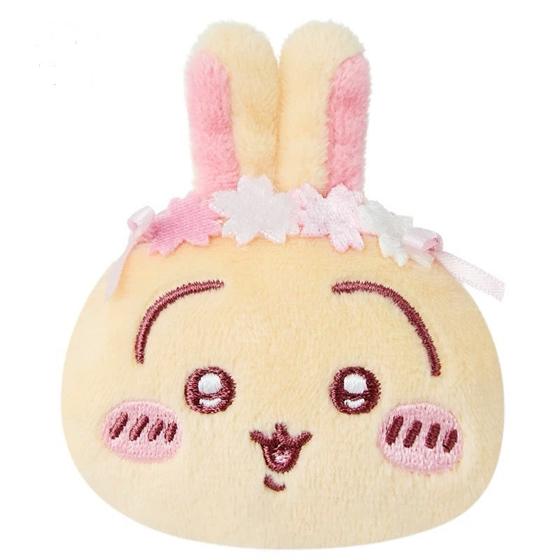 ChiiKawa X Miniso Sakura Limited Series | Chiikawa Hachiware Usagi Momonga Kurimanju Rakko - Plush Pin Cotton Badge Kawaii Items  WinnieTheBirds Toy Shop