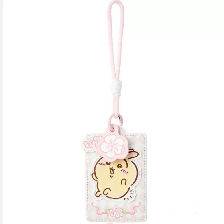 ChiiKawa X Miniso Sakura Limited Series | ChiiKawa Hachiware Usagi Momonga Sakura Cardholder - Kawaii Items Room Decoration Item  WinnieTheBirds Toy Shop