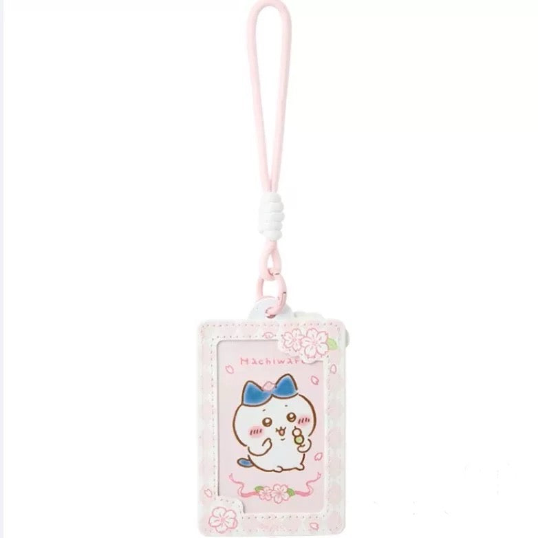 ChiiKawa X Miniso Sakura Limited Series | ChiiKawa Hachiware Usagi Momonga Sakura Cardholder - Kawaii Items Room Decoration Item  WinnieTheBirds Toy Shop