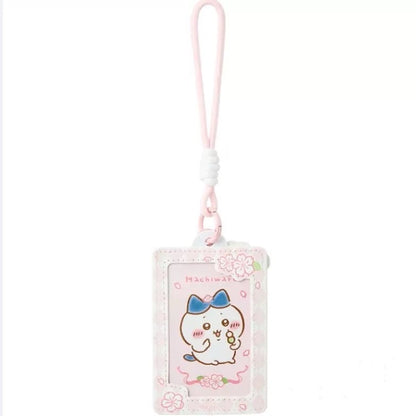 ChiiKawa X Miniso Sakura Limited Series | ChiiKawa Hachiware Usagi Momonga Sakura Cardholder - Kawaii Items Room Decoration Item  WinnieTheBirds Toy Shop