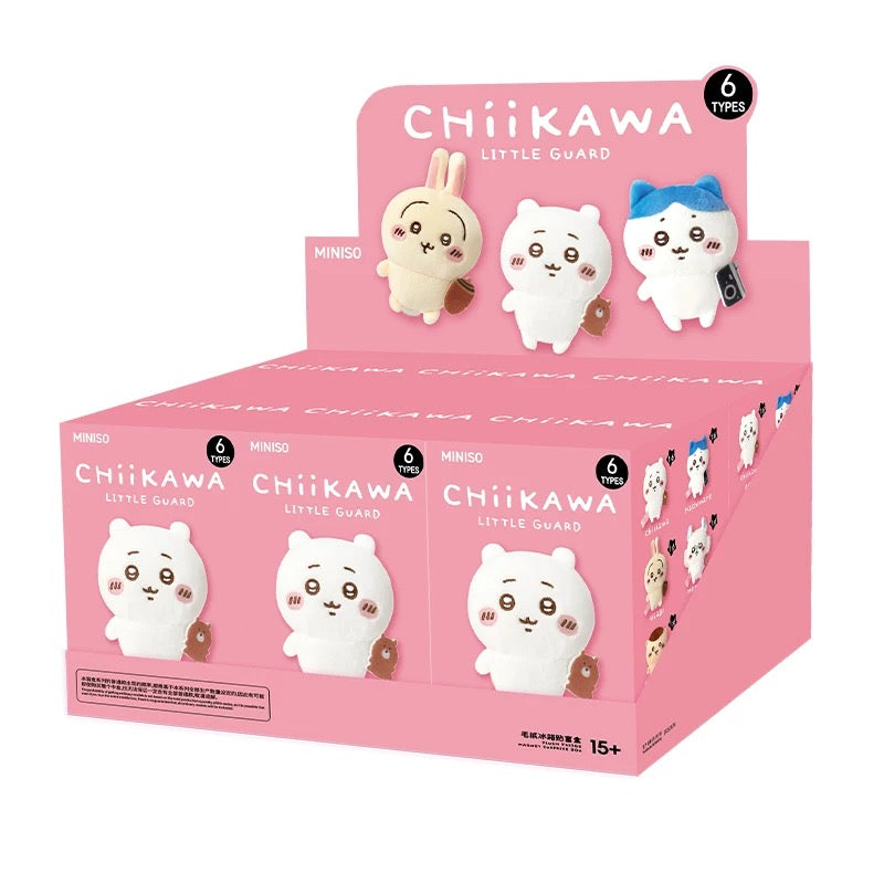 ChiiKawa X Miniso Mini Guardian Series | ChiiKawa Hachiware Usagi Momonga Kurimanju Rakko - Plush Doll Refrigerator Magnet Kawaii Items Room Decoration Doll  WinnieTheBirds Toy Shop