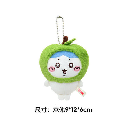 ChiiKawa X Miniso Fruit Market Series Wearing Fruit Hats Plush Doll Keychain | ChiiKawa Hachiware Usagi - Kawaii Items Room Decoration doll