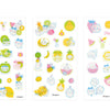 ChiiKawa X Miniso Fruit Market Series | ChiiKawa Hachiware Usagi Fruit Style Cute Icon Crystal Epoxy Sticker - Kawaii Items Room Decoration