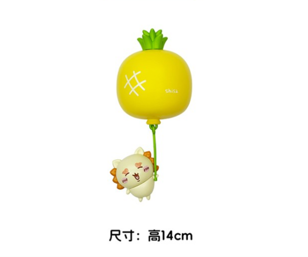 [Pre-Order] ChiiKawa X Miniso Fruit Market Series Fruit Fridge Magnet Blind Box | ChiiKawa Hachiware Usagi Momonga Kurimanju Rakko Shisa Crab Fruit Fridge Magnet with Light Up Function Blind Box - Kawaii Items Room Decoration Mystery Box