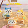 ChiiKawa X HaiNan Limited Series | ChiiKawa Hachiware Usagi Enjoy Holiday on Beach Cute Plush Doll - Kawaii items Room Decoration Doll