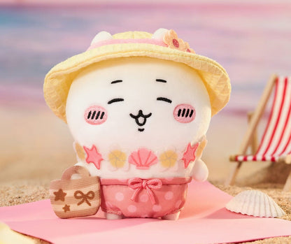 ChiiKawa X HaiNan Limited Series | ChiiKawa Hachiware Usagi Enjoy Holiday on Beach Cute Plush Doll - Kawaii items Room Decoration Doll