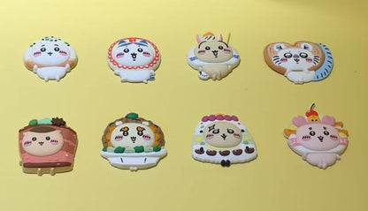 [Pre-order] ChiiKawa ChiiKawa Days Shanghai Limited Series | ChiiKawa Hachiware Usagi Momonga Kurimanju Rakko Shisa Crab in Different Food Costume Cute Fridge Magnet - Kawaii items Room Decoration