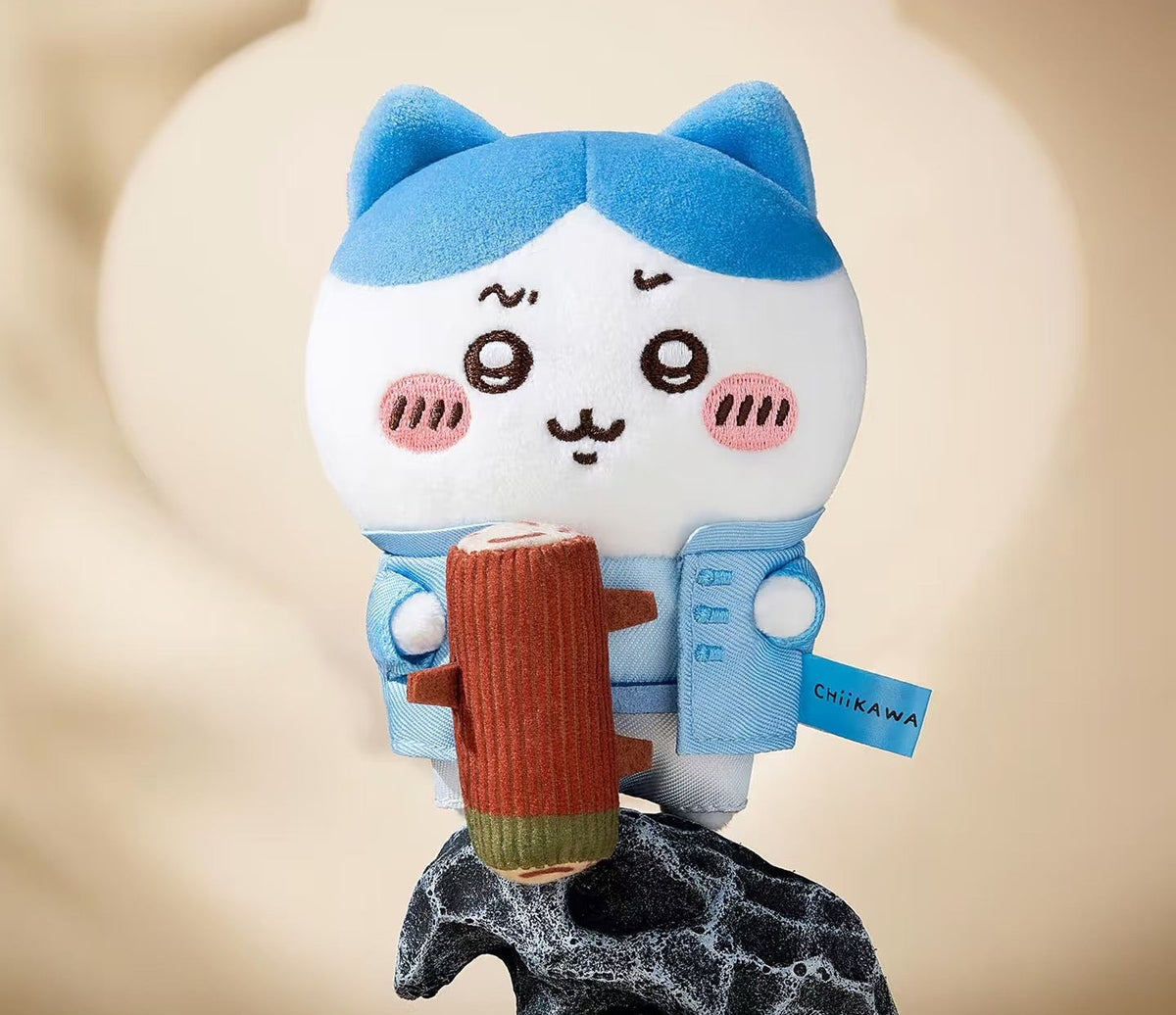 ChiiKawa X Guangzhou Limited Series | ChiiKawa Hachiware Usagi Playing Chinese Kung Fu Cute Plush Doll - Kawaii items Room Decoration Doll