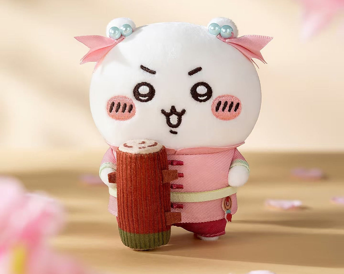 ChiiKawa X Guangzhou Limited Series | ChiiKawa Hachiware Usagi Playing Chinese Kung Fu Cute Plush Doll - Kawaii items Room Decoration Doll
