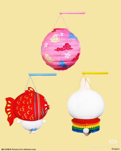 ChiiKawa X Mid Autumn Festival Chiikawa Days Limited Series | ChiiKawa Hachiware Usagi in Mid-Autumn Lantern Carnival Cute Plush Doll & Keychain - Kawaii items Room Decoration Doll