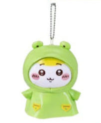 ChiiKawa X Miniso Hot Summer Series | ChiiKawa Hachiware Usagi Raincoat Cute Plush Doll Keychain - Kawaii Items Room Decoration Doll