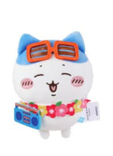 ChiiKawa X Miniso Hot Summer Series | ChiiKawa Hachiware Usagi Shisa Wearing Summer Garland Cute Plush Doll  - Kawaii Items Room Decoration Doll