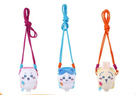 [Per-order] ChiiKawa X Miniso Hot Summer Series | ChiiKawa Hachiware Usagi Eating Popsicles Cute Plush Doll Phone Strap Adapter - Kawaii Items Room Decoration Doll