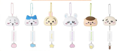 [Per-order] ChiiKawa X Miniso Hot Summer Series | ChiiKawa Hachiware Usagi Momonga Kurimanju Rakko Cute Plastic Doll Wind Chimes - Kawaii Items Room Decoration Doll
