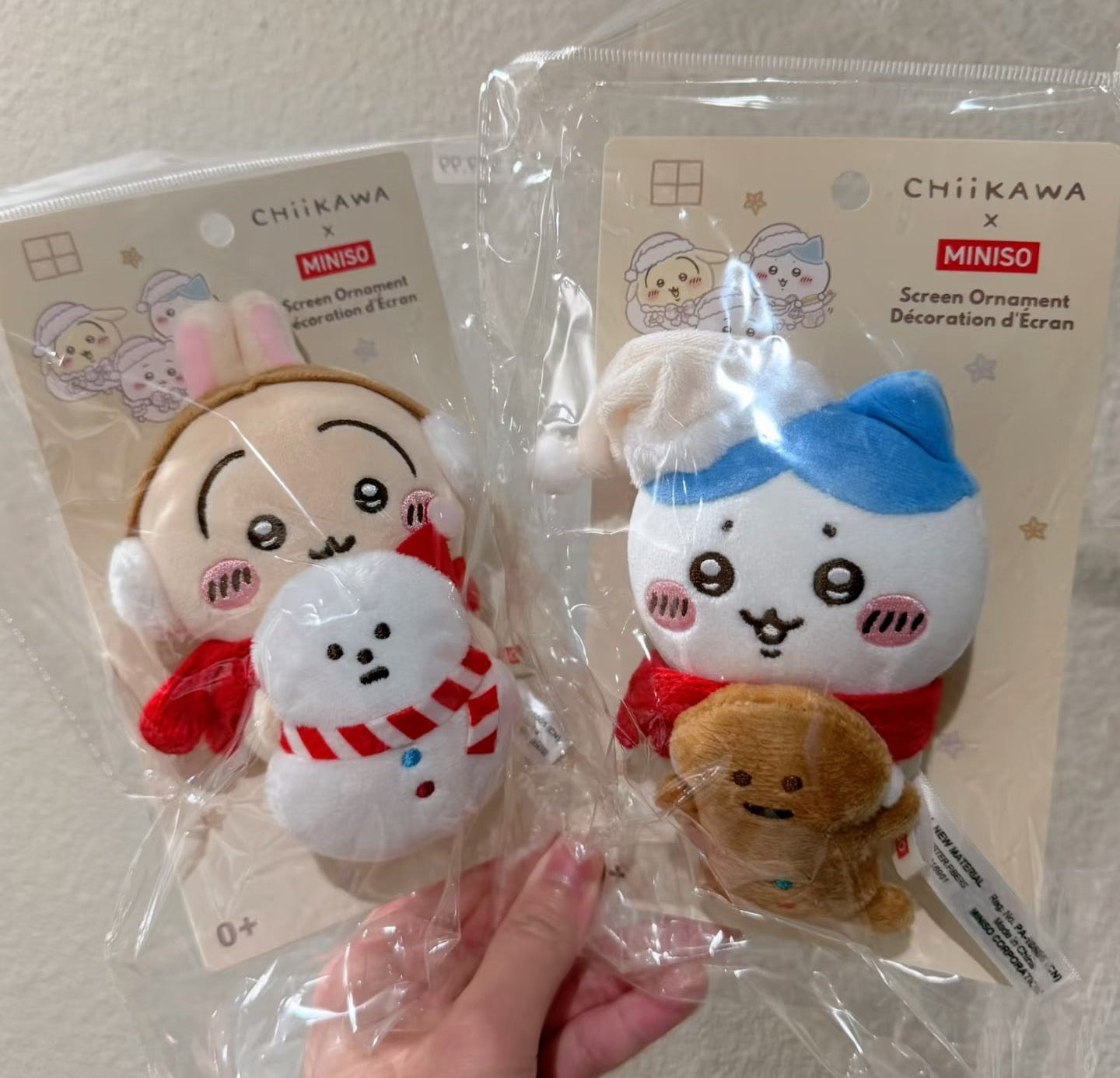 ちいかわ × MINISO ホワイトクリスマスシリーズ | ちいかわ ハチワレ