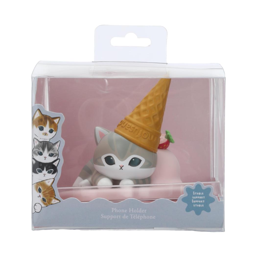 Miniso X Mofusand Ice Cream Series | Mofusand Cat with Ice Cream Cute Phone Stand - Kawaii items Room Decoration