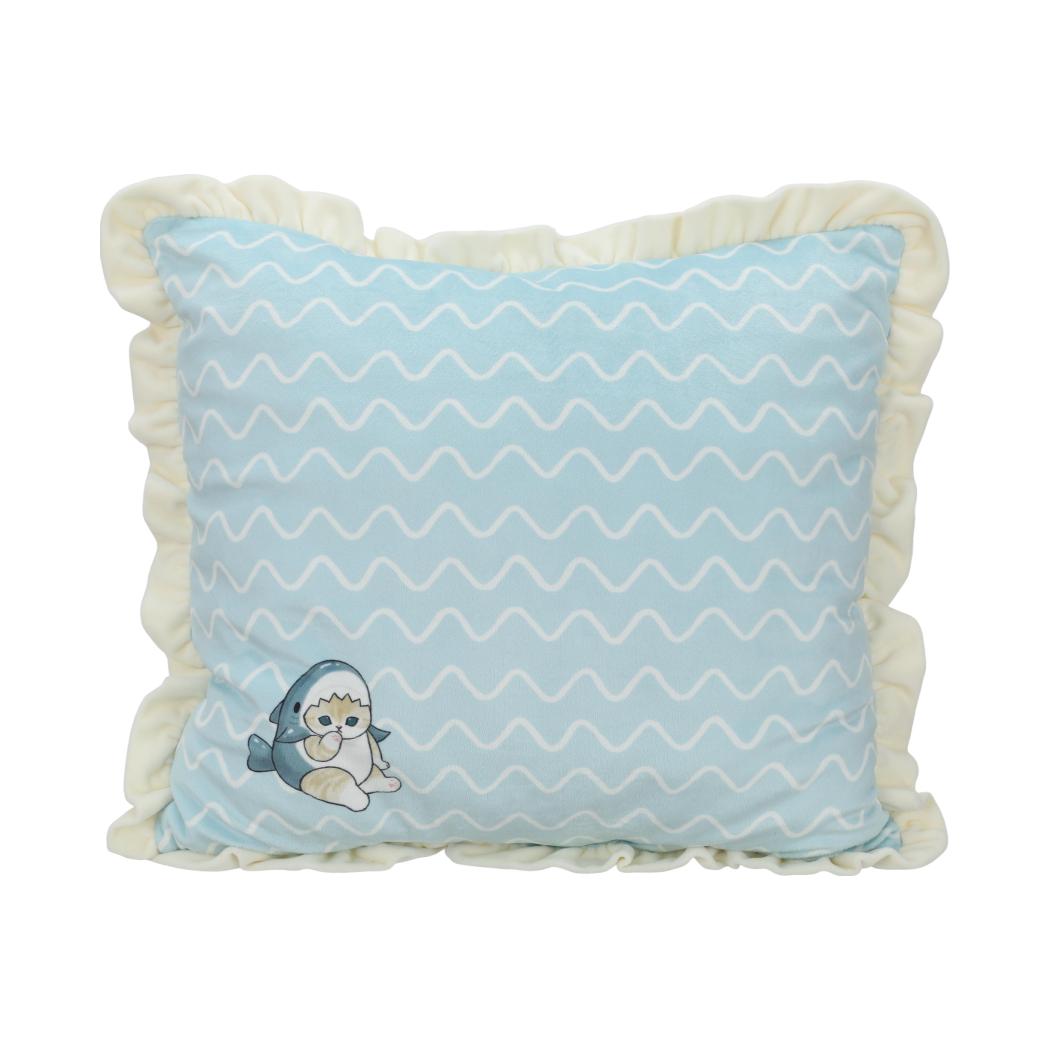 Miniso X Mofusand | Mofusand Cat in Shark Costume Cute Plush Pillow - Kawaii items Room Decoration