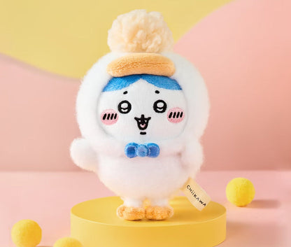 ChiiKawa X Nanjing Limited Series | ChiiKawa Hachiware Usagi Momonga in Fluffy Duck Costume Cute Plush Doll Keychain - Kawaii items Room Decoration Doll