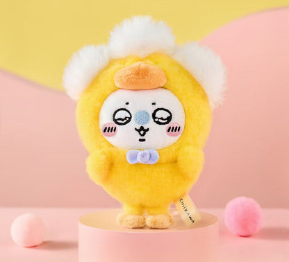 ChiiKawa X Nanjing Limited Series | ChiiKawa Hachiware Usagi Momonga in Fluffy Duck Costume Cute Plush Doll Keychain - Kawaii items Room Decoration Doll