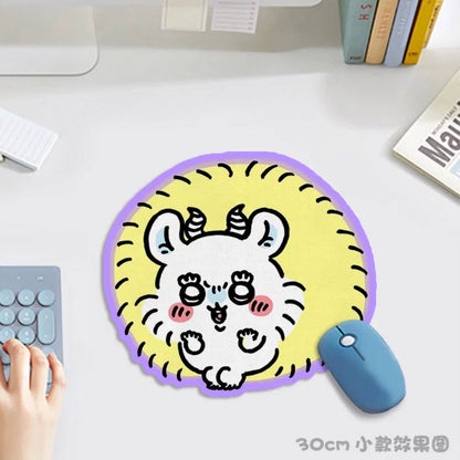 Japanese Cartoon Chiikawa Mouse Pad | Chiikawa Momonga Shisa Crab - 3 Size can Custom Made