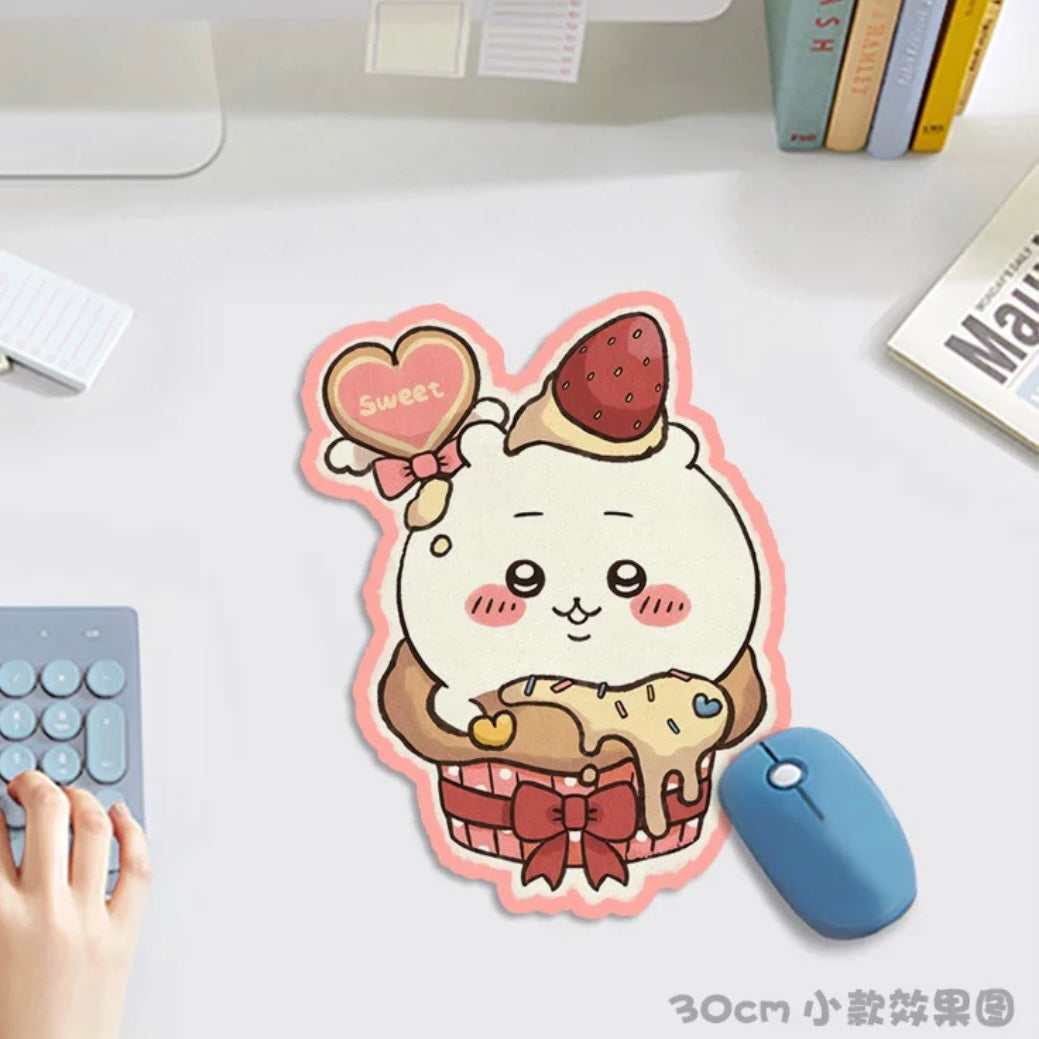 Japanese Cartoon Chiikawa Mouse Pad | Chiikawa - 3 Size can Custom Made WinnieTheBirds Toy Shop