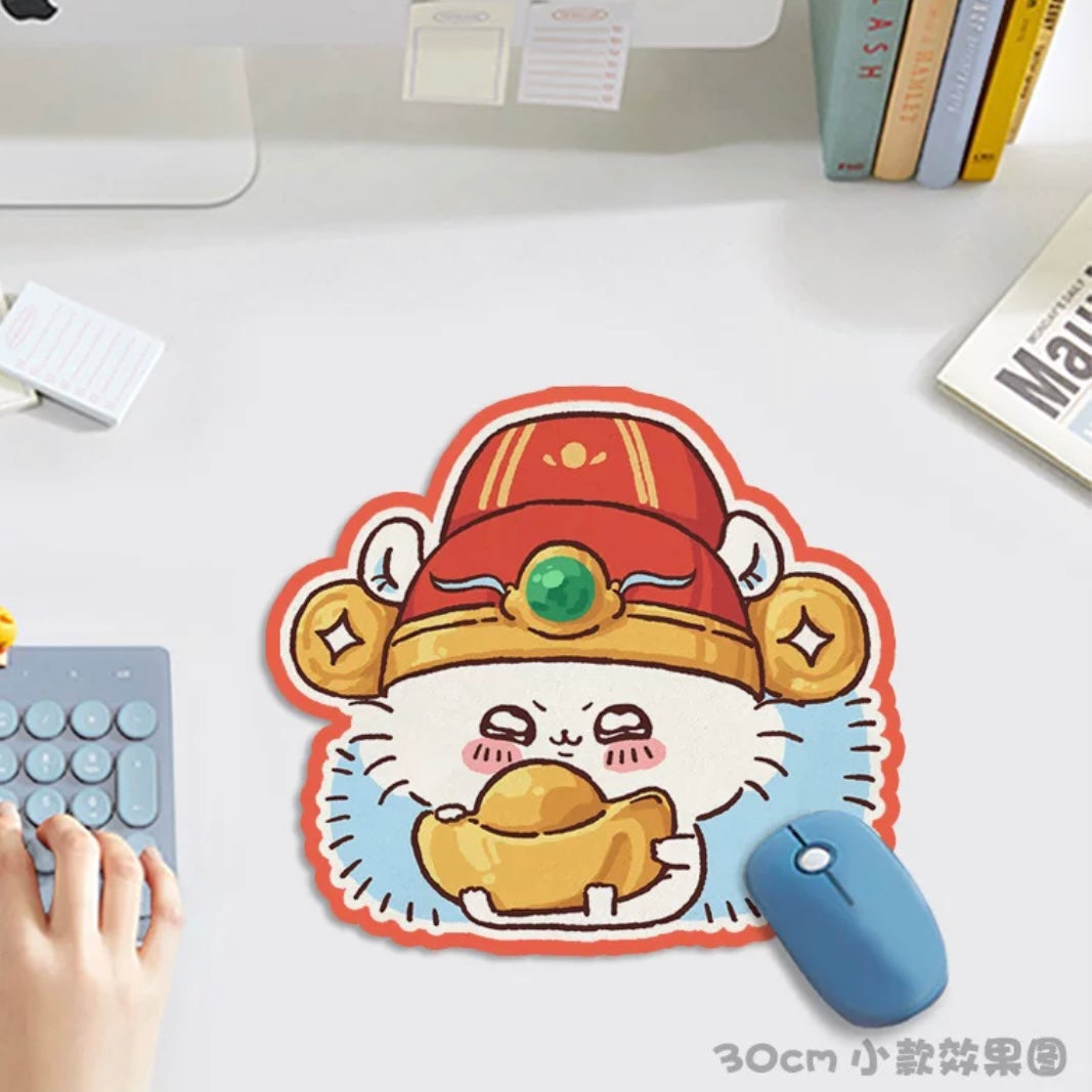 Japanese Cartoon Chiikawa Mouse Pad | Chiikawa Momonga Shisa Crab - 3 Size can Custom Made WinnieTheBirds Toy Shop
