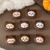 ちいかわ×MINISO もこもこくまさんシリーズ | ちいかわ ハチワレ うさぎ モモンガ 栗まんじゅう ラッコ シーサー カニ もこもこくまさんぬいぐるみアイコンバッジ - かわいいアイテム お部屋のデコレーション