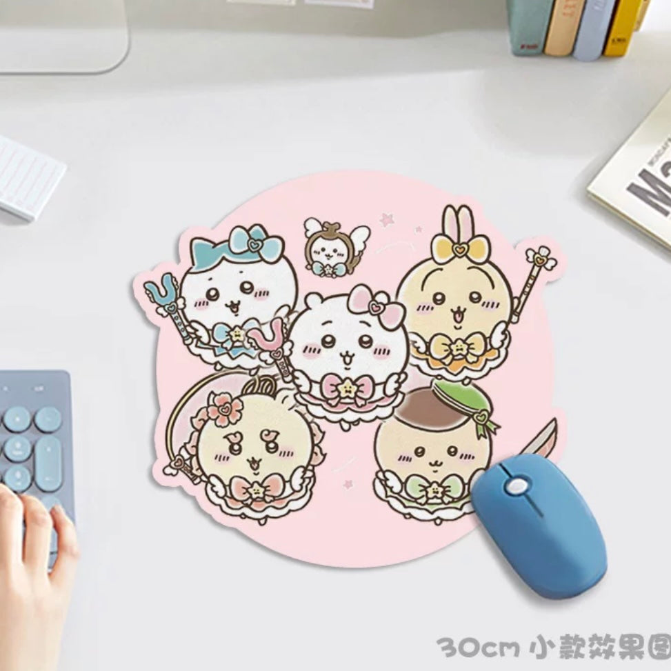 Japanese Cartoon Chiikawa Mouse Pad | Chiikawa Hachiware Usagi Kurimanju Shisa - 3 Size can Custom Made WinnieTheBirds Toy Shop