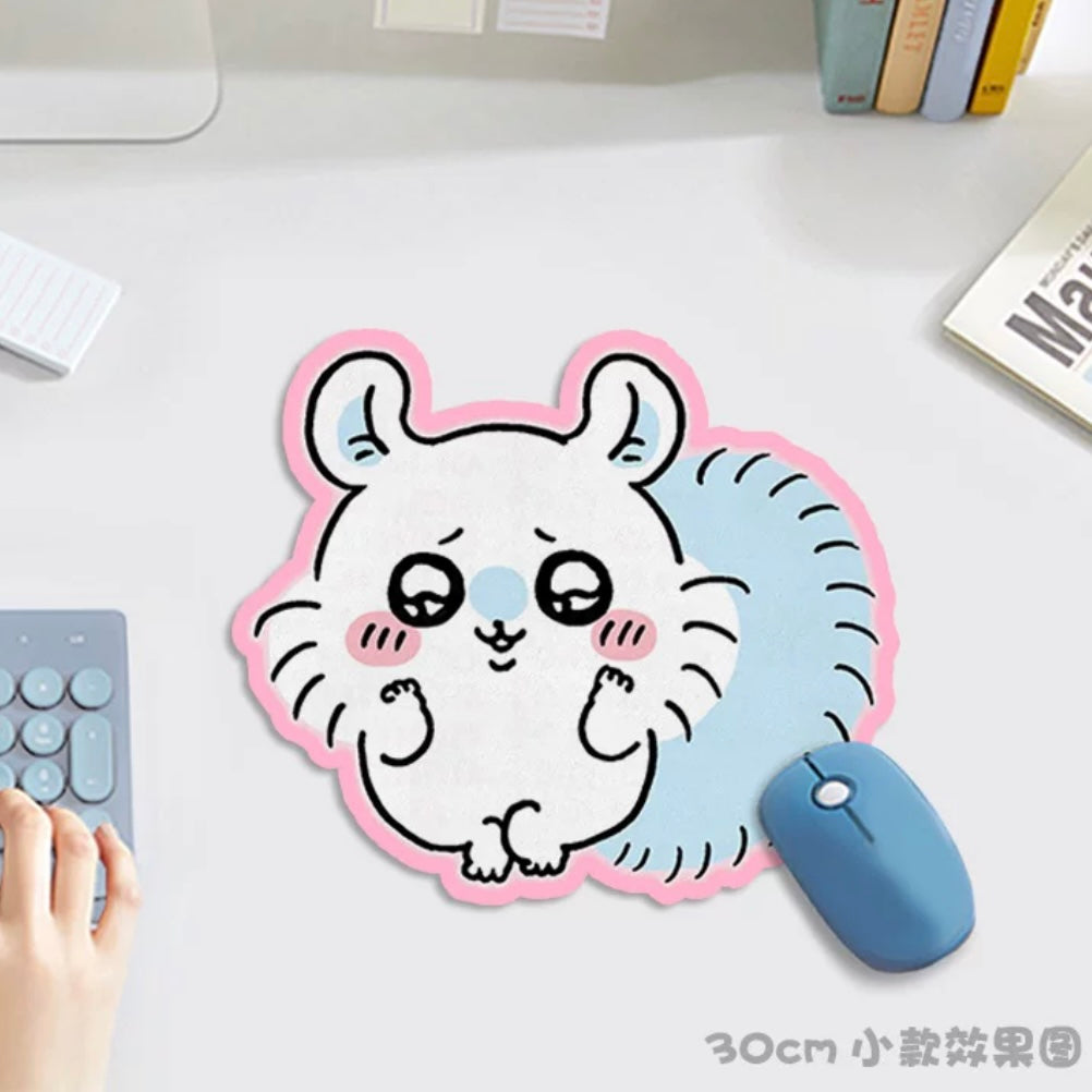 Japanese Cartoon Chiikawa Mouse Pad | Momonga Kurimanju Rakko Crab - 3 Size can Custom Made WinnieTheBirds Toy Shop
