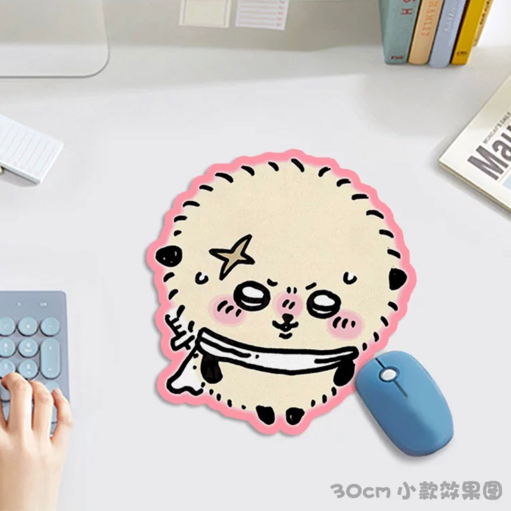 Japanese Cartoon Chiikawa Mouse Pad | Momonga Kurimanju Rakko Crab - 3 Size can Custom Made WinnieTheBirds Toy Shop