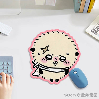 Japanese Cartoon Chiikawa Mouse Pad | Momonga Kurimanju Rakko Crab - 3 Size can Custom Made WinnieTheBirds Toy Shop
