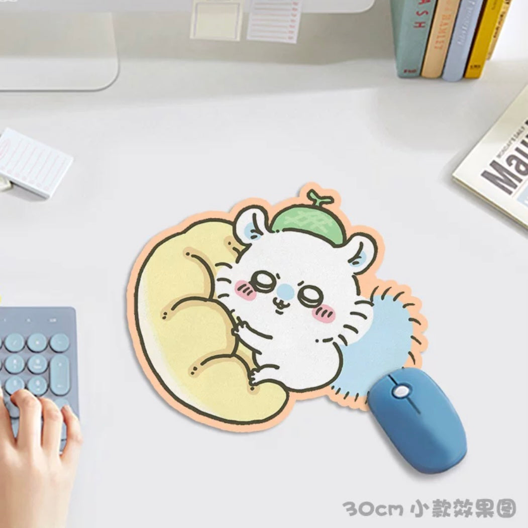 Japanese Cartoon Chiikawa Mouse Pad | Momonga Kurimanju Rakko Crab - 3 Size can Custom Made WinnieTheBirds Toy Shop