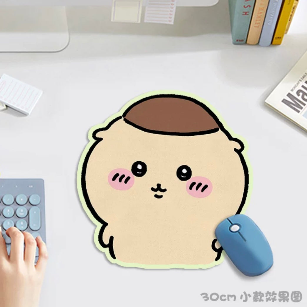 Japanese Cartoon Chiikawa Mouse Pad | Momonga Kurimanju Rakko Crab - 3 Size can Custom Made WinnieTheBirds Toy Shop