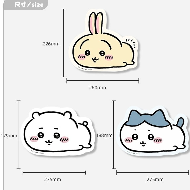 Japanese Cartoon Chiikawa Mouse Pad | Hachiware - Can with Hand Pillow Rest WinnieTheBirds Toy Shop