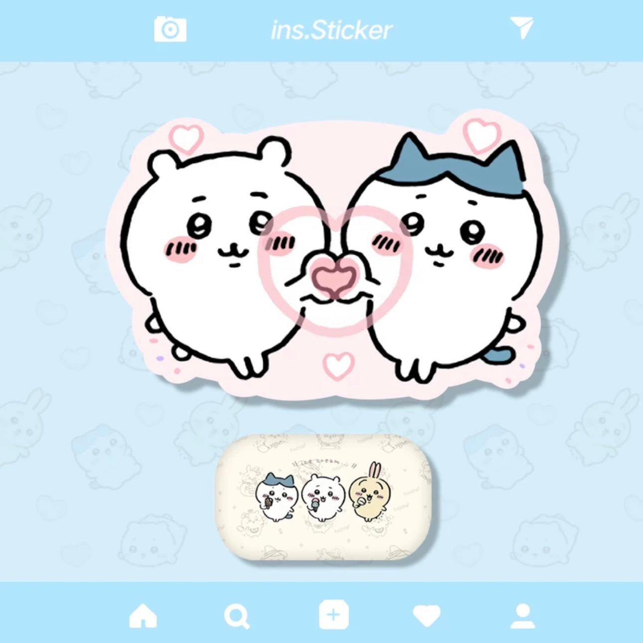 Japanese Cartoon Chiikawa Mouse Pad | ChiiKawa Hachiware Usagi - Can with Hand Pillow Rest WinnieTheBirds Toy Shop