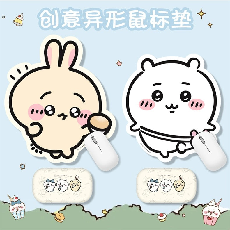 Japanese Cartoon Chiikawa Mouse Pad | ChiiKawa Usagi Dating - Can with Hand Pillow Rest