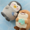 Mochi Town Lovely Animal Squeeze Plush Doll | Penguin Otter - Mini Plush Doll Children Gift Animal