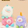 The Green Party Lovely Furry Monster Plush Doll | Purple White Pink Green can change face- 30-35cm Children Gift Animal Plush Doll