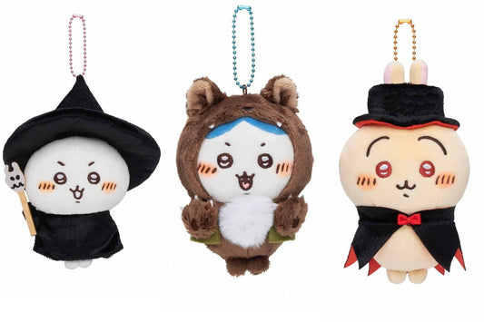 ChiiKawa X Miniso Halloween 2022 Series | ChiiKawa Hachiware Usagi in Witch Wolf and Vampire Costumes Plush Doll Kawaii Items Room Decoration doll