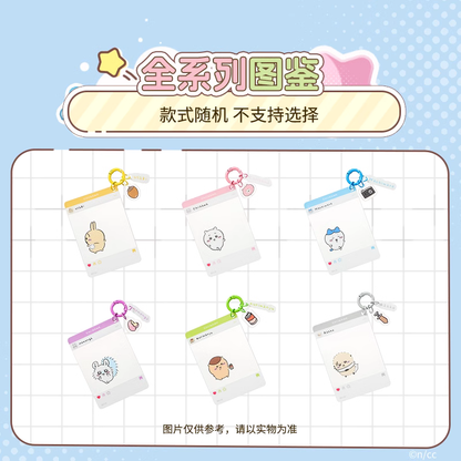ChiiKawa X Miniso | ChiiKawa Hachiware Usagi Momonga Kurimanju Rakko Plastic Photo Flame Keychain Mystery Bag - Kawaii Items  WinnieTheBirds Toy Shop
