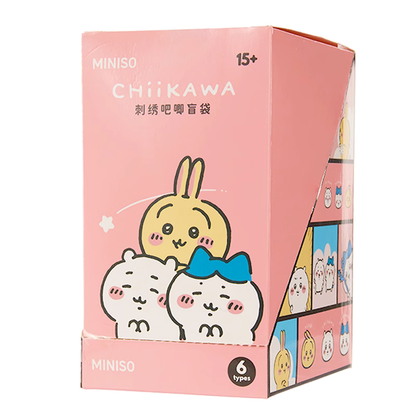 ChiiKawa X Miniso | ChiiKawa Hachiware Usagi Momonga Kurimanju Anoko Embroidery Cute Badge - Kawaii Items Room Decoration  WinnieTheBirds Toy Shop