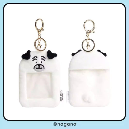 Joker Bear X Miniso | Joker Bear Pug Moguracorokke Plush Doll Card Holder - Kawaii items Room Decoration