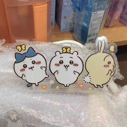 ChiiKawa X Miniso | ChiiKawa Hachiware Usagi Acrylic Pen Holder - Kawaii Items  WinnieTheBirds Toy Shop