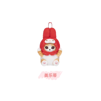 Mofusand X Sanrio Series | Mofusand Cat Crossover Sanrio Characters Cute Plush Doll Keychain - Kawaii items Room Decoration Doll