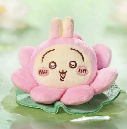 ChiiKawa X Hangzhou Limited Series | ChiiKawa Hachiware Usagi Momonga in Lotus Cute Plush Doll - Kawaii items Room Decoration Doll